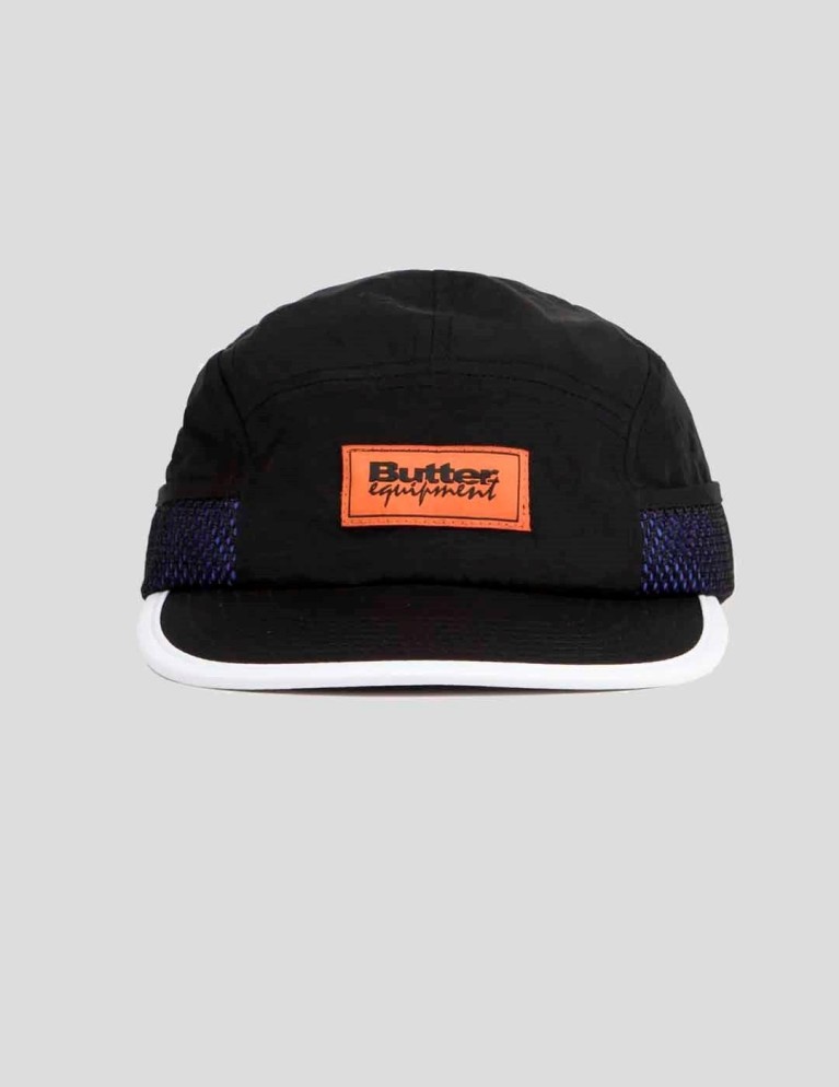 Gorra BUTTER GOODS mesh pocket 5 painel black